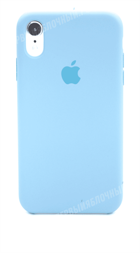 Чехол для iPhone Xr Silicone Case (blue), голубой (OR) 10000062 - фото 10226