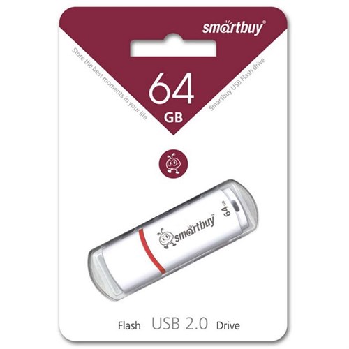Флеш-накопитель USB 64GB SmartBuy SB64GBCRW-W - фото 6771