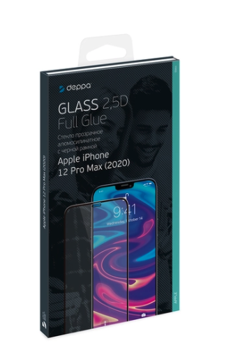 Защитное стекло Deppa для iPhone 12 Pro Max 62702 - фото 76804