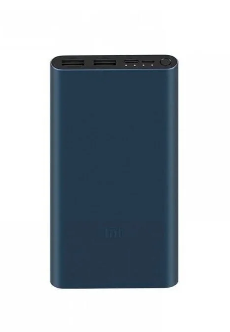 Внешний аккумулятор Xiaomi Mi Power Bank 3 10000mAh/18W/USB-C, Dark Blue, темно-синий 4665299805297 - фото 76824
