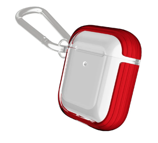 Чехол для AirPods 1/2 X-Doria Defense, красный 4665299806525 - фото 76973