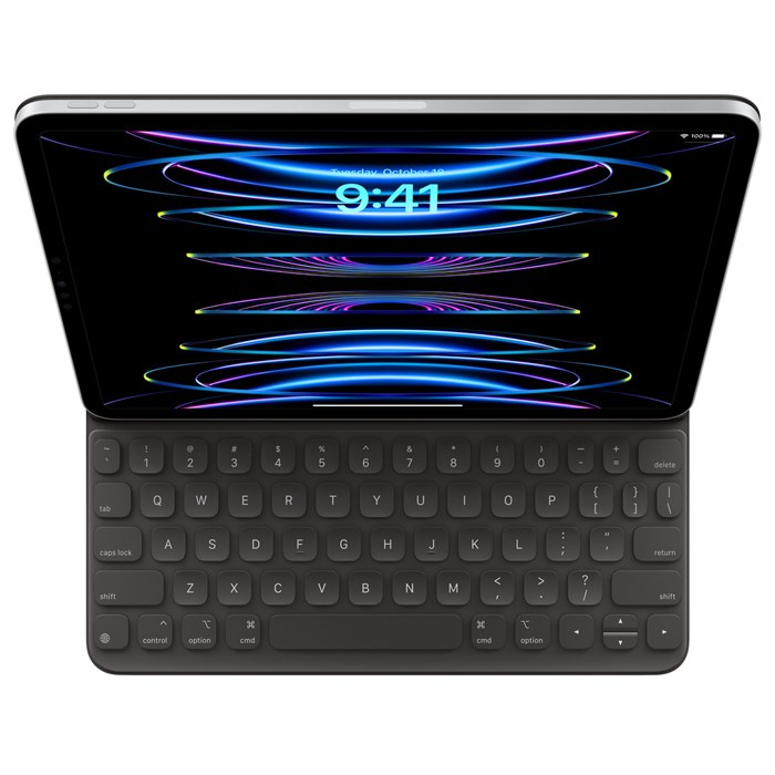 Чехол-клавиатура Smart Keyboard Folio для iPad Air 2024-2025 (M2/M3), Air 4/5, iPad Pro 11 2018-2022 Black (MXNK2) MXNK2 - фото 77032