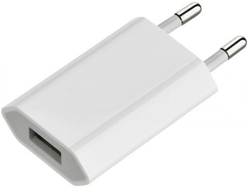 Сетевое зарядное устройство USB Power adapter 5W [MD813ZM/A] (оригинал без коробки) MD813ZM/A(NB) - фото 77051