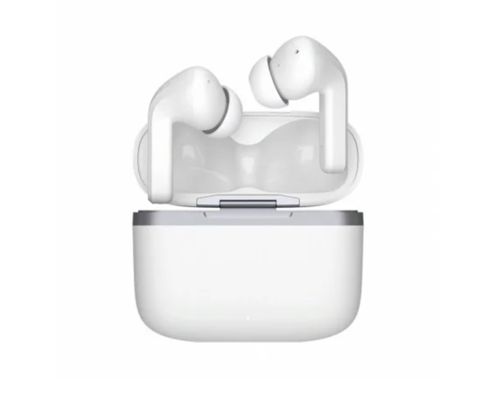 Беспроводные наушники с микрофоном Deppa Air Icon, TWS, BT 5.1, зарядный футляр 350 mAh, ANC, белый 44178 - фото 77365