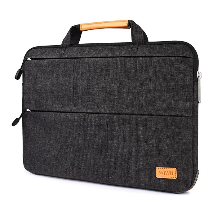 Сумка для MacBook и ноутбуков 13 дюймов, WIWU STAND BAG, черный 4665299807815 - фото 77465