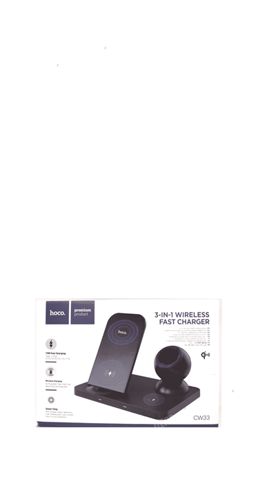 Беспроводное зарядное устройство Hoco CW33 3 в 1 (iPhone/AirPods/Apple Watch) 4665299806696 - фото 77818