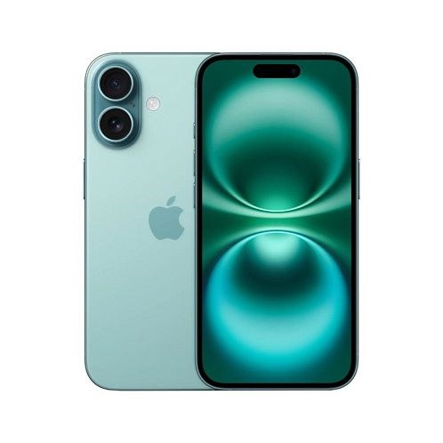 iPhone 16 128Gb Teal, бирюзовый (MYAW3) (Без RuStore) MYAW3 - фото 78622