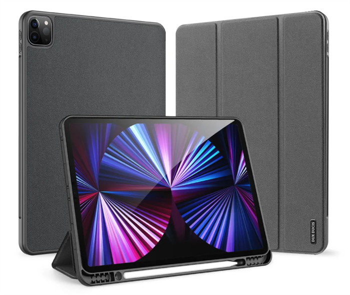 Чехол для iPad Air 10.9 2020 Dux Ducis c кармашком для Apple Pencil, черный 4665299808161 - фото 78733