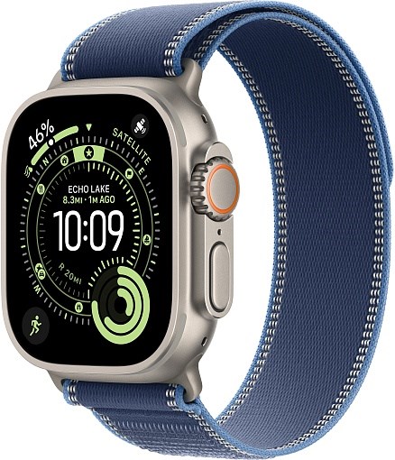 Умные часы Watch Ultra 3 49mm Natural Titanium Case with Blue/Bright Trail Loop 4665299810034 - фото 79556