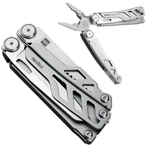 Карманный мультитул HuoHou Xiaomi, серебристый multixiaomi - фото 9880