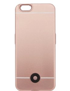 Чехол аккумулятор для iPhone 6/6s 3800mAh X5, розовое золото