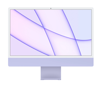 Моноблок iMac 24" Retina 4,5K, (M1 8C CPU, 8C GPU), 8 ГБ, 256 ГБ SSD, фиолетовый (Z130000BK)