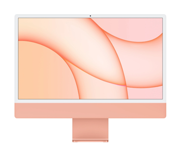 Моноблок iMac 24" Retina 4,5K, (M1 8C CPU, 8C GPU), 8 ГБ, 256 ГБ SSD, оранжевый (Z132000BK)