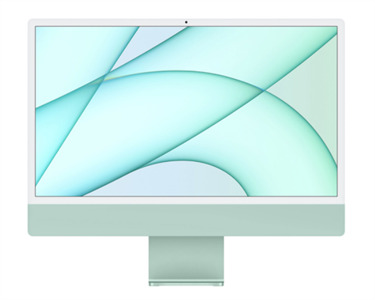 Моноблок iMac 24" Retina 4,5K, (M1 8C CPU, 7C GPU), 8 ГБ, 256 ГБ SSD, зеленый (MJV83)