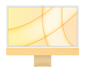 Моноблок iMac 24" Retina 4,5K, (M1 8C CPU, 8C GPU), 8 ГБ, 256 ГБ SSD, жёлтый (Z12S000BK)