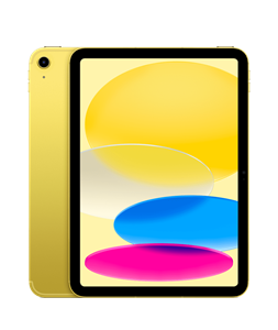 Планшет iPad 10,9" (2022) Wi-Fi + Cellular 256GB, Yellow, Желтый (MQ6V3)