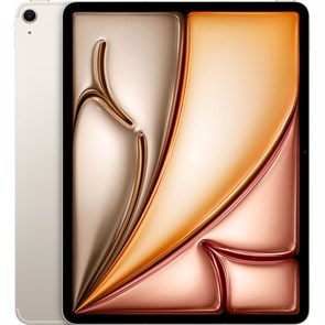 iPad Air 13 M2 (2024) Wi-Fi + Cellular 256GB Starlight, сияющая звезда (MV6X3)