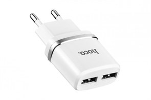 Сетевое зарядное устройство Hoco C12, 2.4A, белый 170003