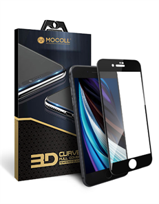 Защитное стекло Mocoll 3D для iPhone 7/8/SE 2020/2022 (серия "Black Diamond"), черный G271_MCL