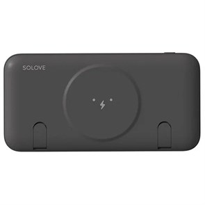 Дополнительный аккумулятор Xiaomi Solove 10000 mAh, MagSafe,QC 3.0, PD 3A, (USB-A/USB-C), черный 4665299807928