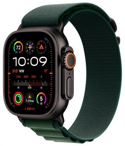 Умные часы Watch Ultra 2 (2024) 49mm Black Titanium Case with Dark Green Alpine Loop 4665299809704