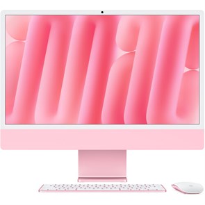 Моноблок iMac 24" 2024 Retina 4,5K (M4 10C CPU, 10C GPU) 16Gb, 512Gb SSD Pink, розовый (MWV53) MWV53