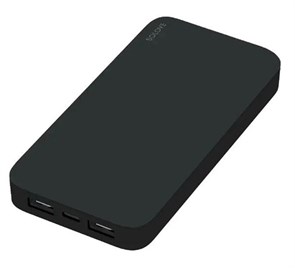 Внешний аккумулятор Xiaomi SOLOVE 20000 mAh/USB-C/18W/QC 3.0, с чехлом, черный 4665299805302