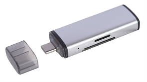 Переходник iNeez USB-C Card Reader 3 в 1 4665299806871