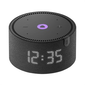 Яндекс станция Мини 2 с часами, черный 4665299809405