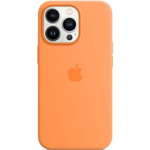 Чехол для iPhone 13 Pro Silicone Case, (Marigold), желто-оранжевый (OR) 4665299807358