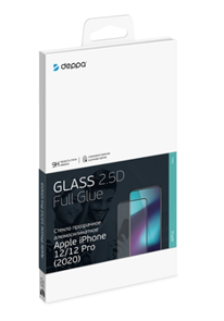 Защитное стекло Deppa Classic для iPhone 12 Pro Max 62705