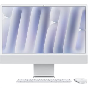 Моноблок iMac 24" 2024 Retina 4,5K (M4 10C CPU, 10C GPU) 16Gb, 512Gb SSD Silver, серебристый (MWUV3) MWUV3