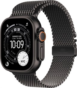 Умные часы Watch Ultra 3 49mm Black Titanium Case with Black Titanium Milanese Loop 4665299810030