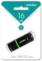 Флеш-накопитель USB 16GB SmartBuy, черный SB16GBPN-K - фото 77479
