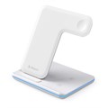 Беспроводная зарядная станция Deppa 3 в 1 Charging Stand Neo (iPhone/Apple Watch/Airpods), белая 24017(1) - фото 78463