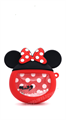 Защитный чехол для AirPods, силиконовый, Minnie объёмный с кольцом 4665299804155 - фото 78711